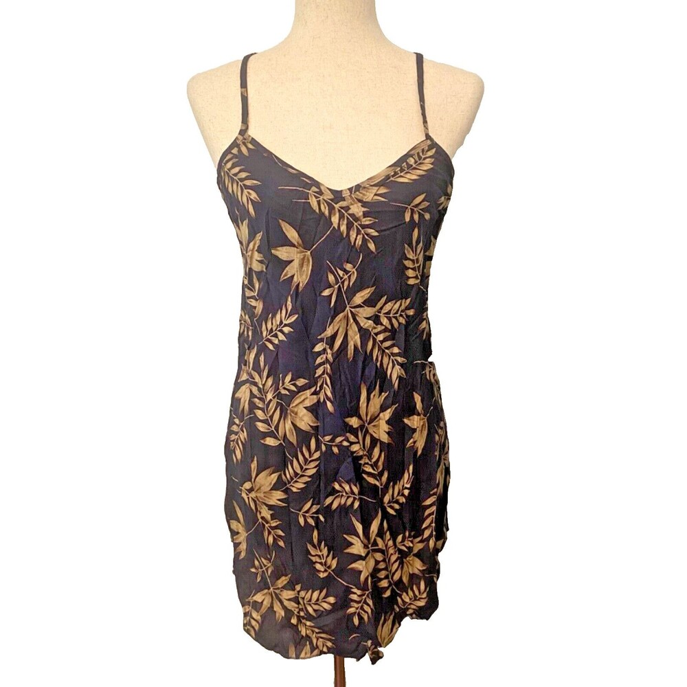 NWT Midnite Romance Chemise Short Nightgown Sz Sm Underwear Thong Blue Nightie